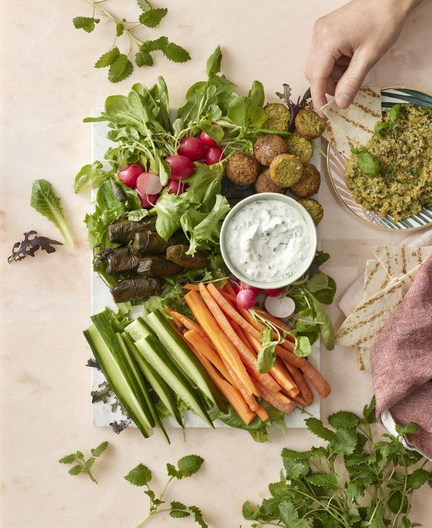 Basilika-sitruunajogurtti