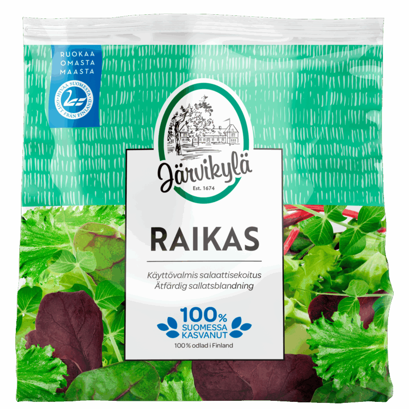 Raikas salaattisekoitus