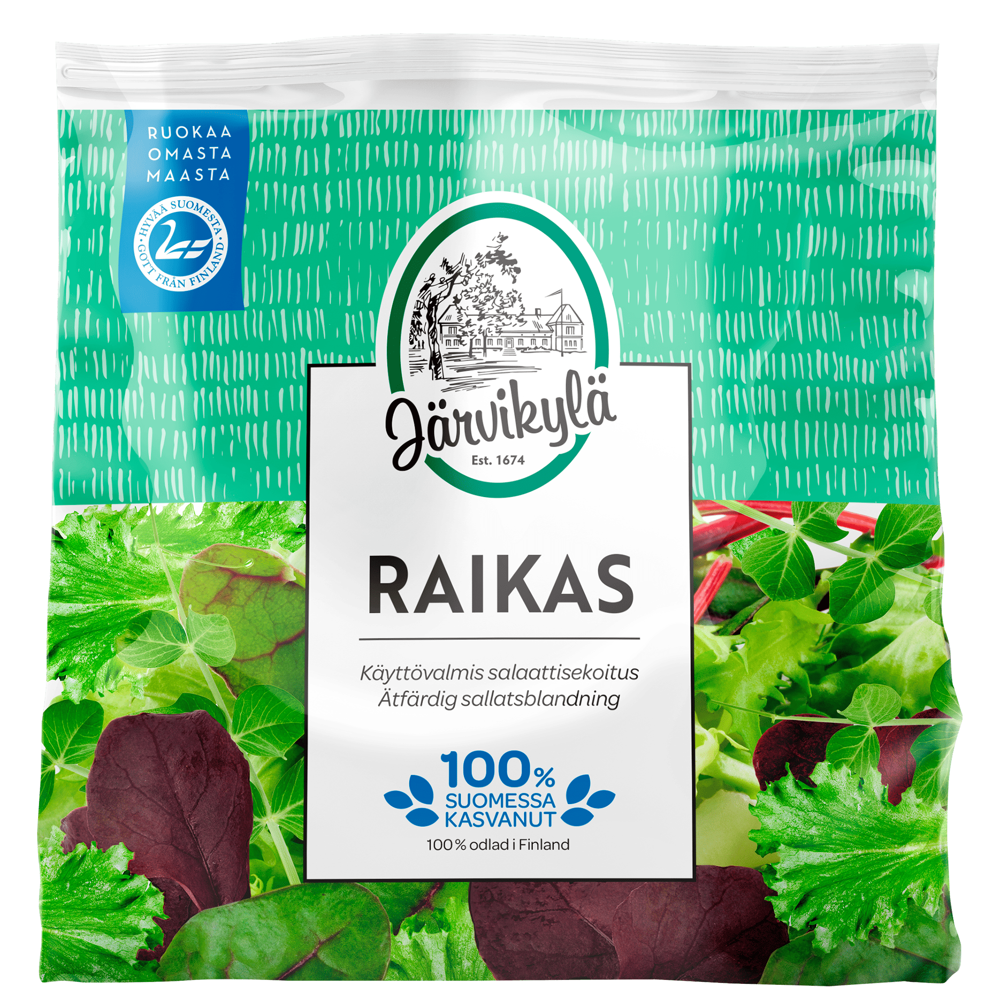 Raikas salaattisekoitus