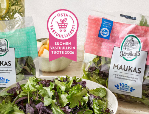 Järvikylän salaattisekoitukset valittu Suomen vastuullisimmiksi